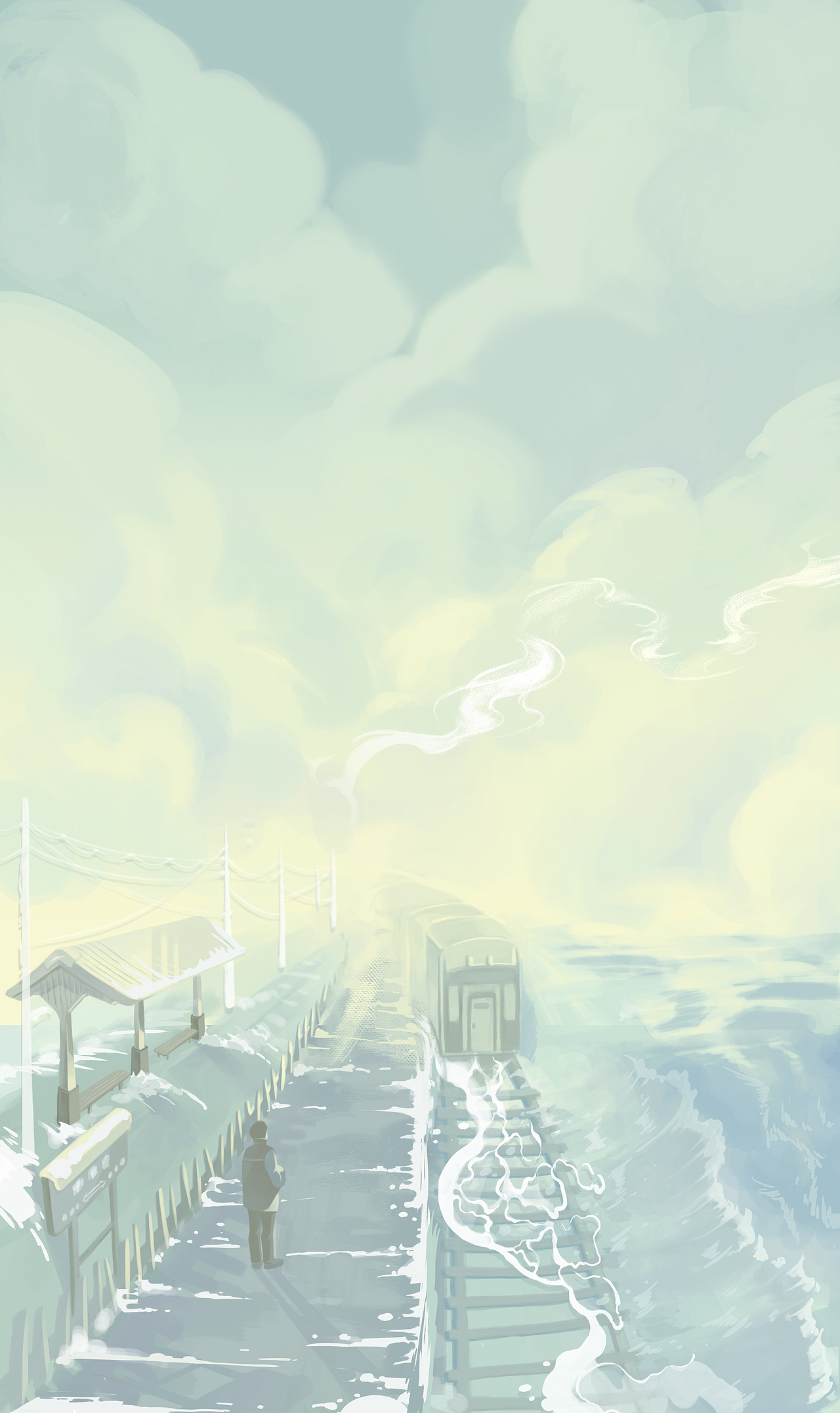 凉意系列——冬日列车（图ZMjYxMTQ5NDYw） - 创作习作 - 站酷设计师宋九咪原创素材 - 站酷ZCOOL