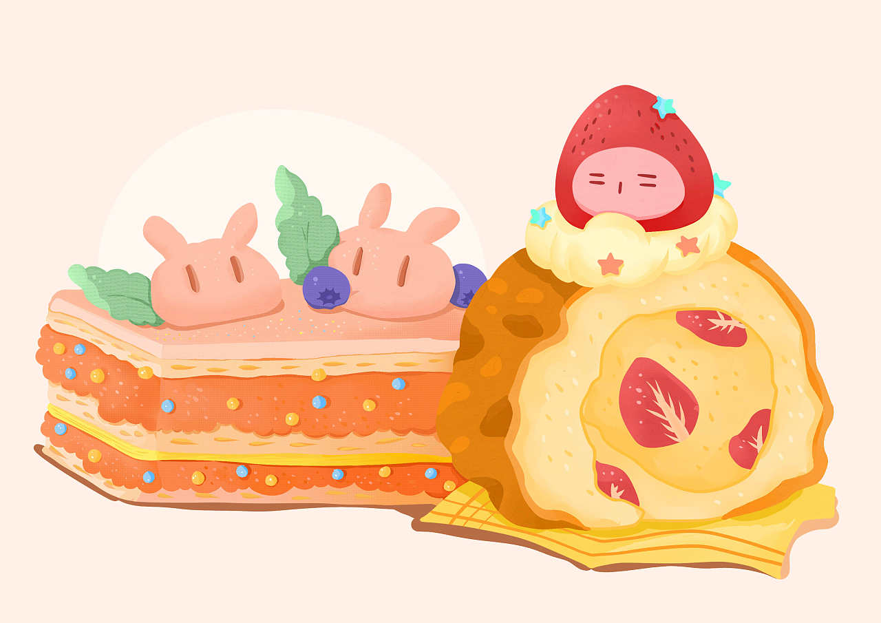 忧郁日记food postcard