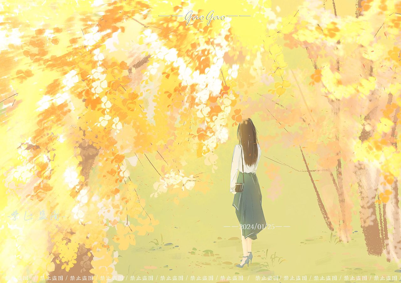 插画|《等待》