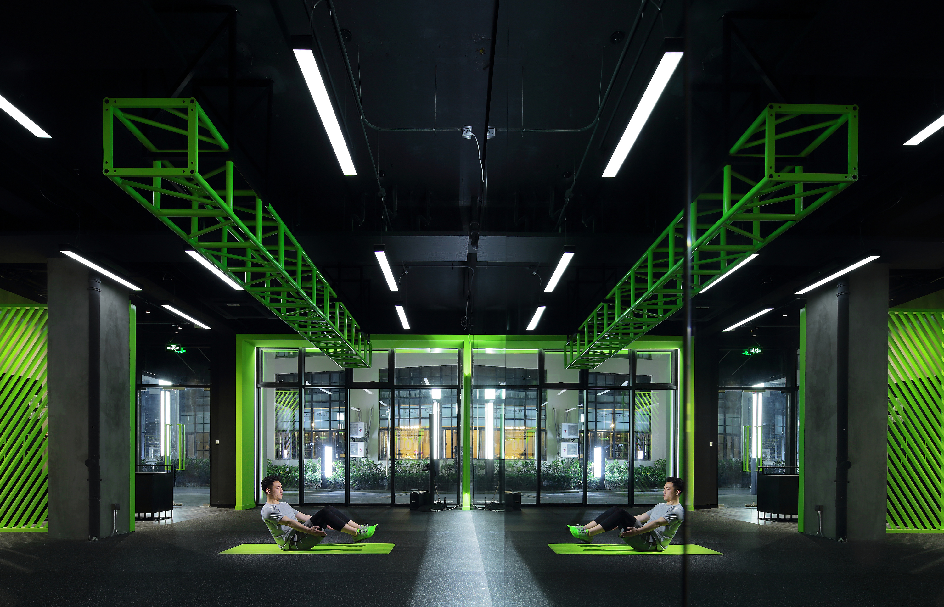 mousla box 健身俱乐部|空间|家装设计|钱钧 - 原创作品 - 站酷