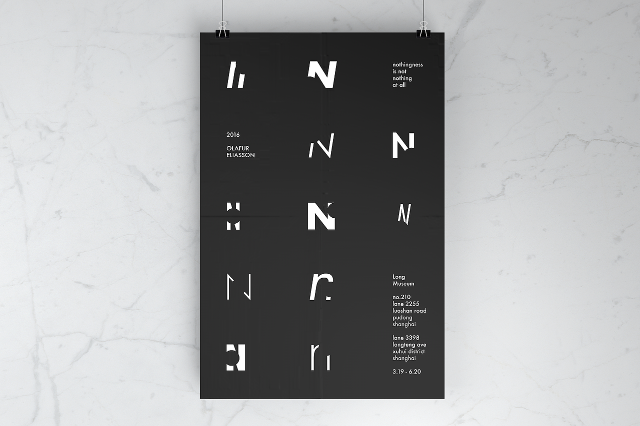 Olafur Eliasson | exhibition rebranding（图ZNTg4OTY1ODQ=） - 海报 - 站酷设计师CynthiaZ原创素材 - 站酷ZCOOL