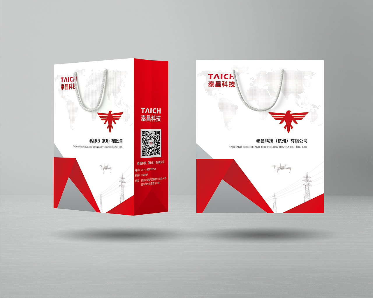 企业商务手提袋vi设计