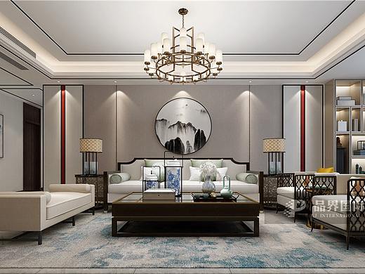 亚星观邸236平精品中式风格装修效果图·品界