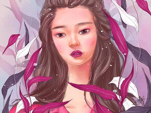 手机app第一张指绘作品