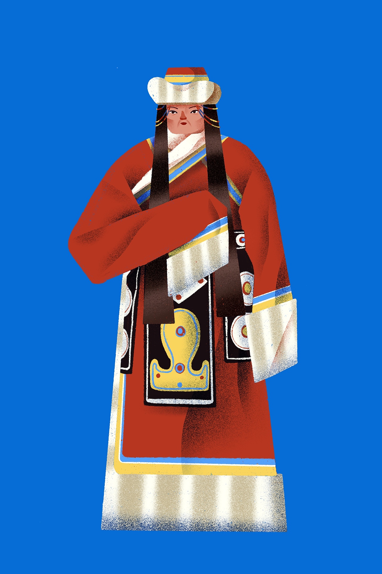 插画随笔——世界五颜六色