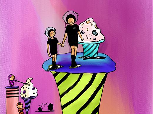 五光十色很炫目