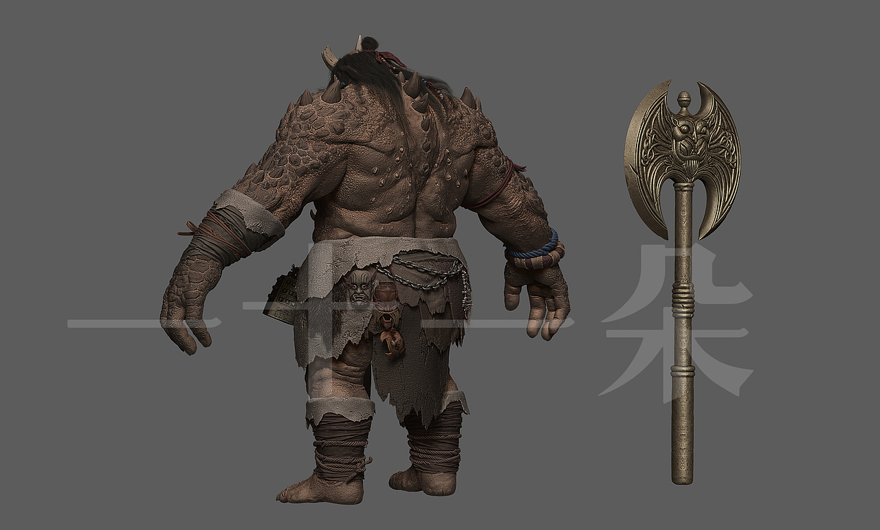 Zbrush电影模型制作 兽人（图ZMzI2NTc2NjUy） - 人物/生物 - 站酷设计师一十一朵原创素材 - 站酷ZCOOL