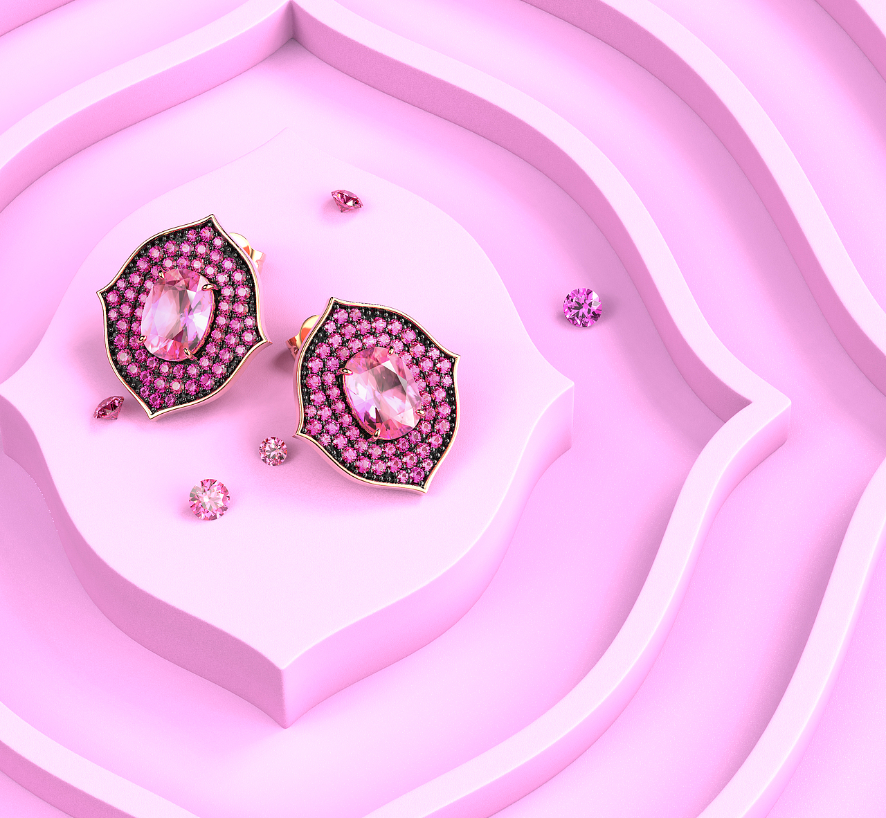 2020珠宝渲染作品集（图ZMjQzMTk0NDM2） - 场景 - 站酷设计师我是超人兔原创素材 - 站酷ZCOOL