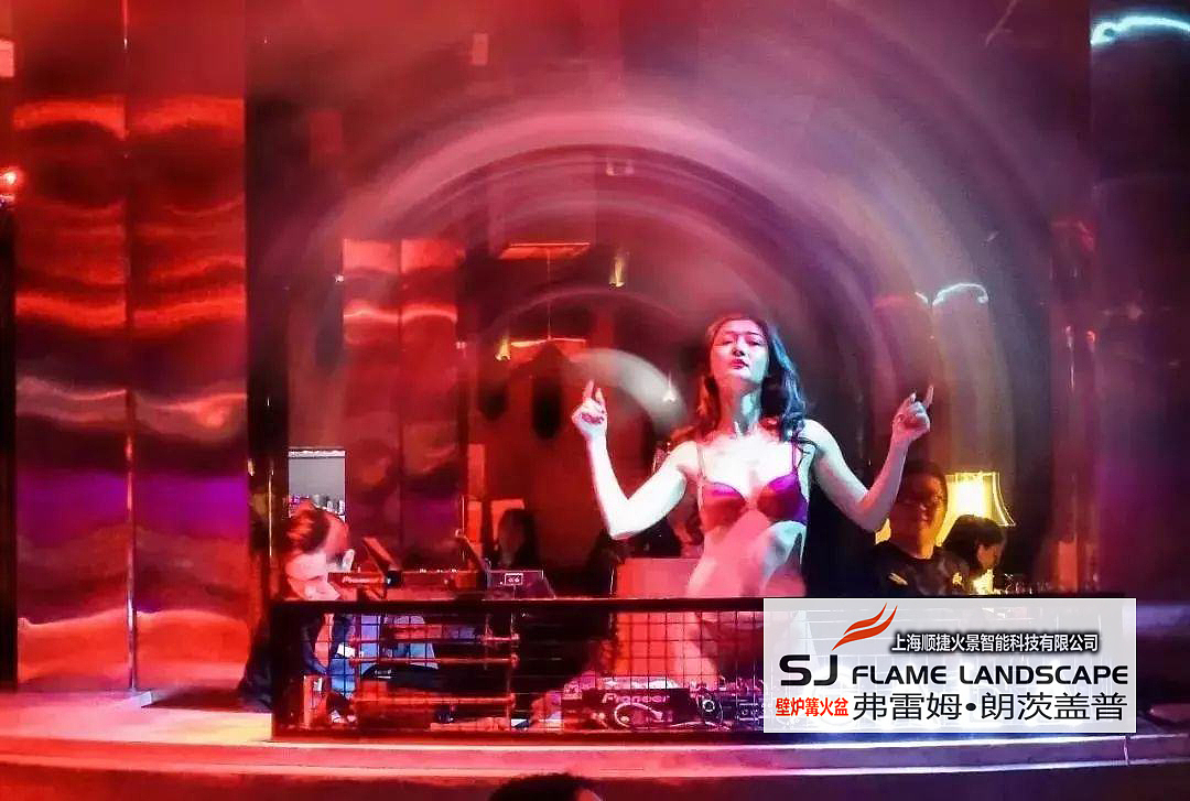 网红打卡餐厅咖啡厅吧台酒吧装饰顺捷SJ品牌酒精壁炉