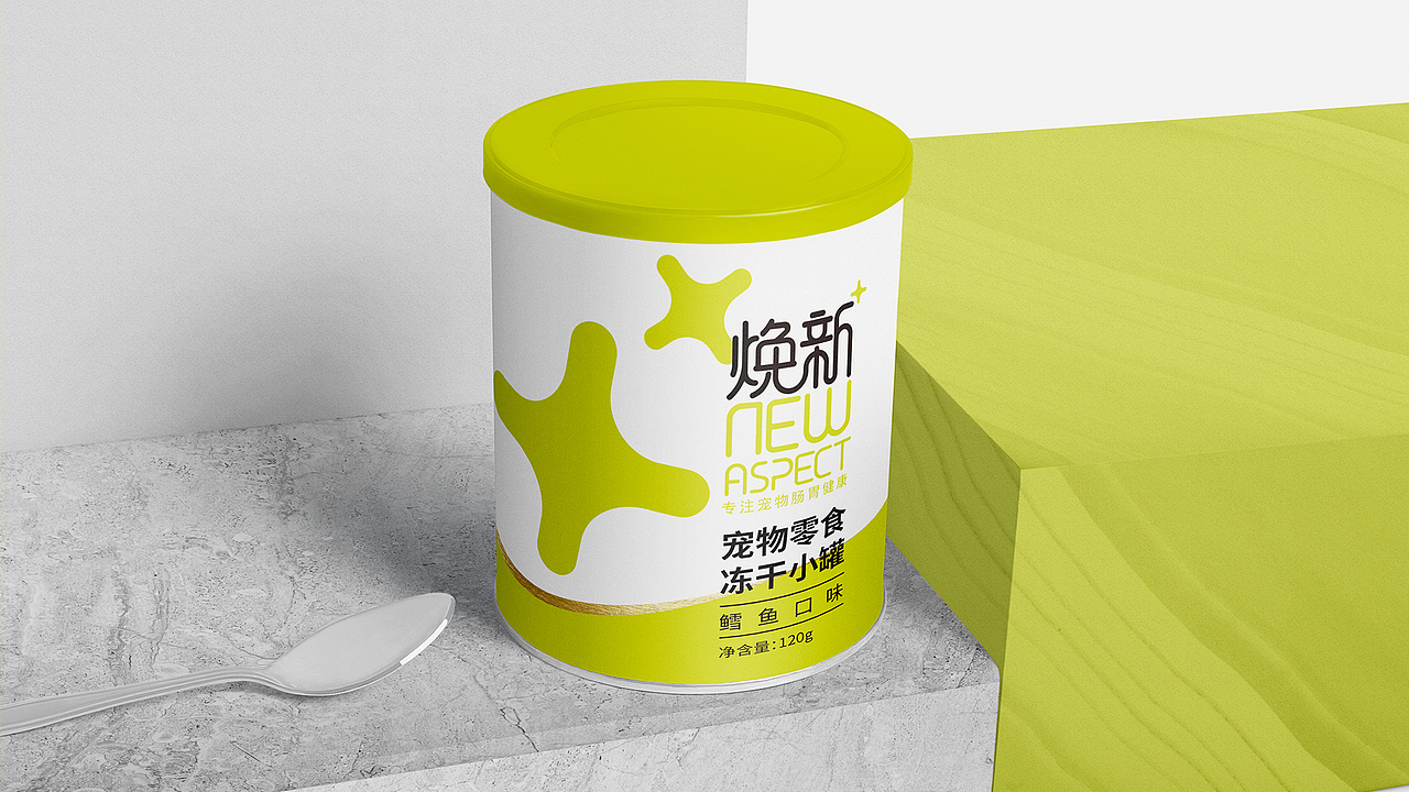 焕新·猫粮食品品牌标志&系列包装设计