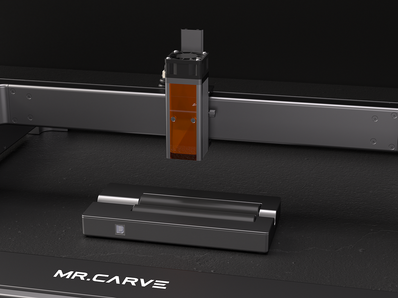 【产品渲染】激光雕刻机