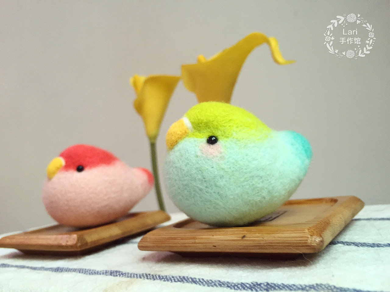 羊毛毡手工肉嘟嘟小鸟儿肥啾