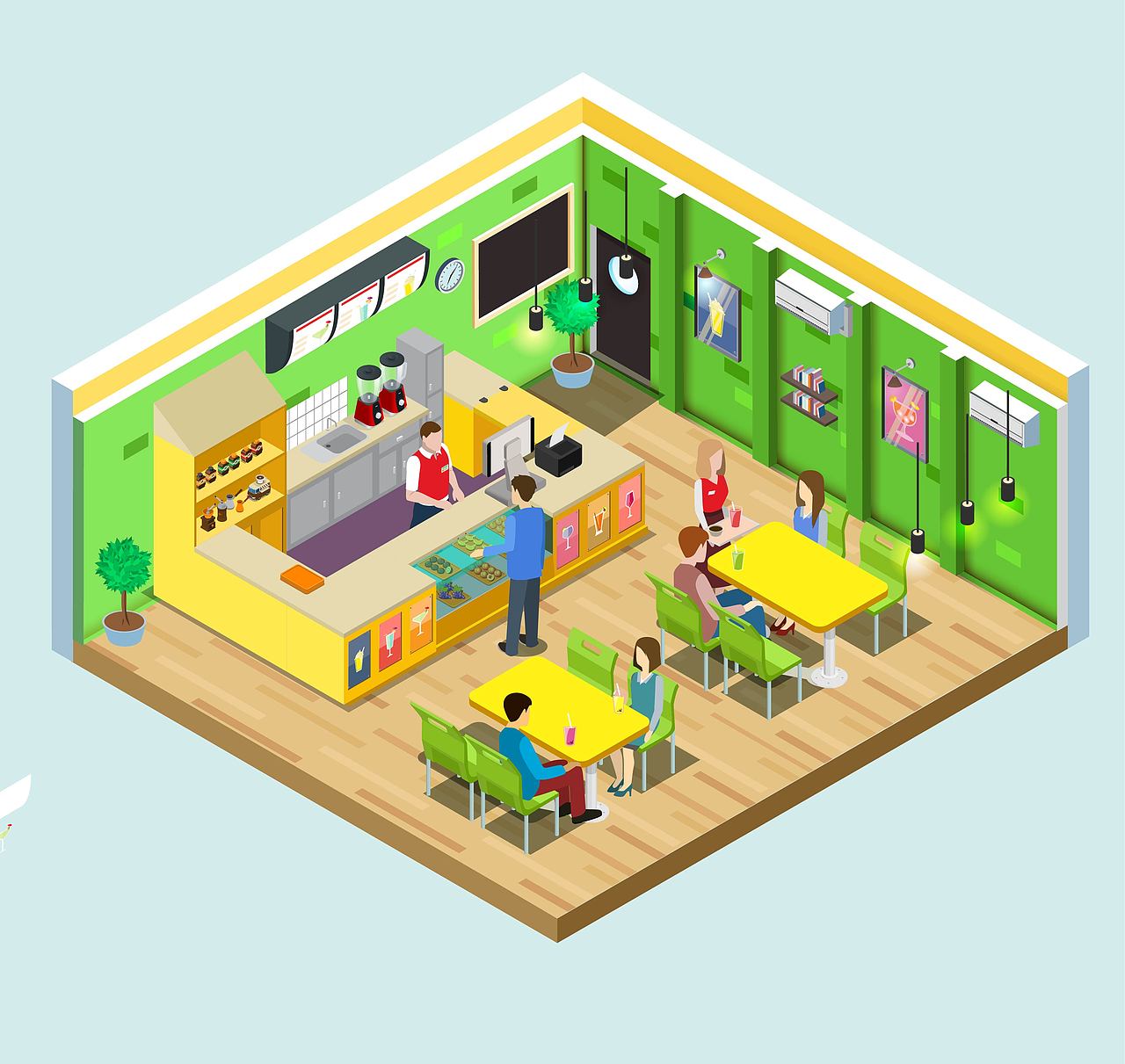 等距插画（图ZMTEyNjg4MDky） - 图案 - 站酷设计师这里的黎明静悄悄原创素材 - 站酷ZCOOL