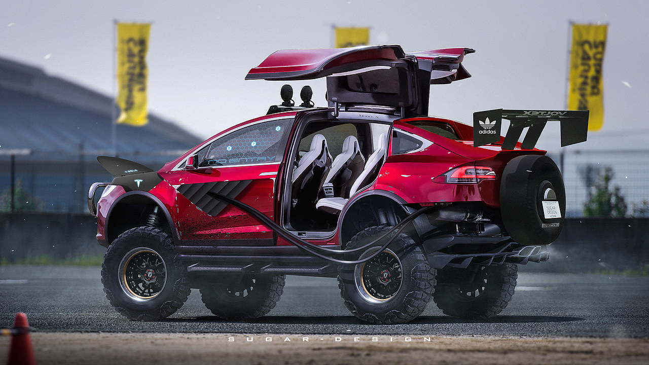 Tesla Model X Off-Road Edition（图ZNTY5NDkyMjg=） - 交通工具 - 站酷设计师sugarchow原创素材 - 站酷ZCOOL