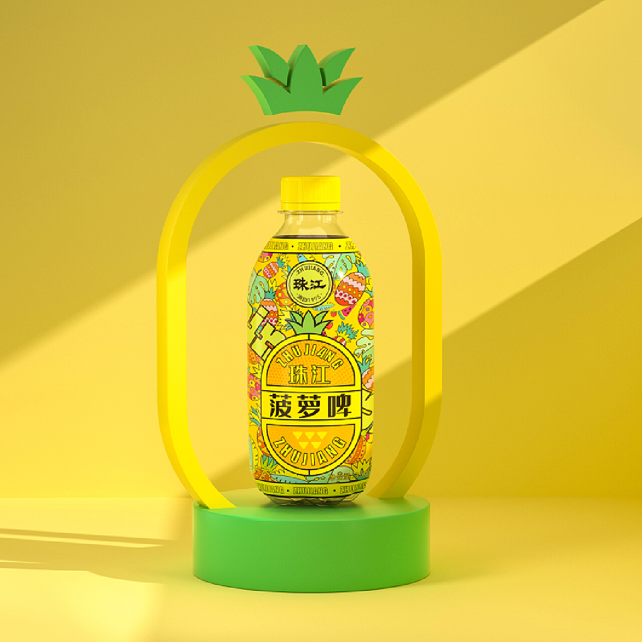菠萝啤 碳酸饮料 500ml*24罐/箱-阿里巴巴