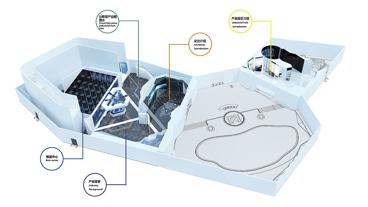 教育类科技展厅（图ZMjQ5Nzk5NDEy） - 建筑/空间 - 站酷设计师PG1666原创素材 - 站酷ZCOOL