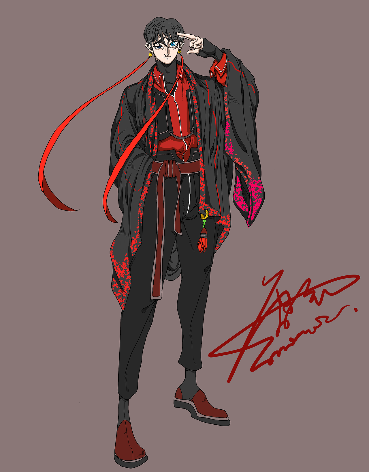 动漫人物设计（图ZMTk1MjA1MzUy） - 单幅漫画 - 站酷设计师唐家小五原创素材 - 站酷ZCOOL