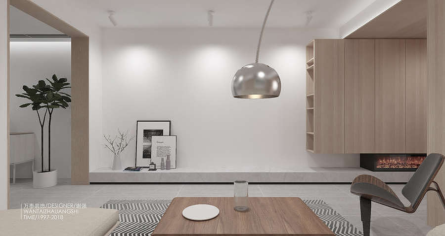 济宁龙玺·香醍溪谷130平简约风装修设计案例-济宁小言