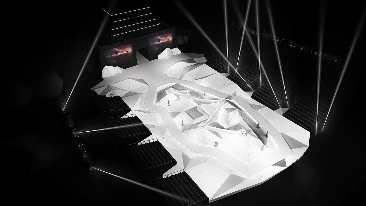 张艺谋电影长城发布会 概念设计稿