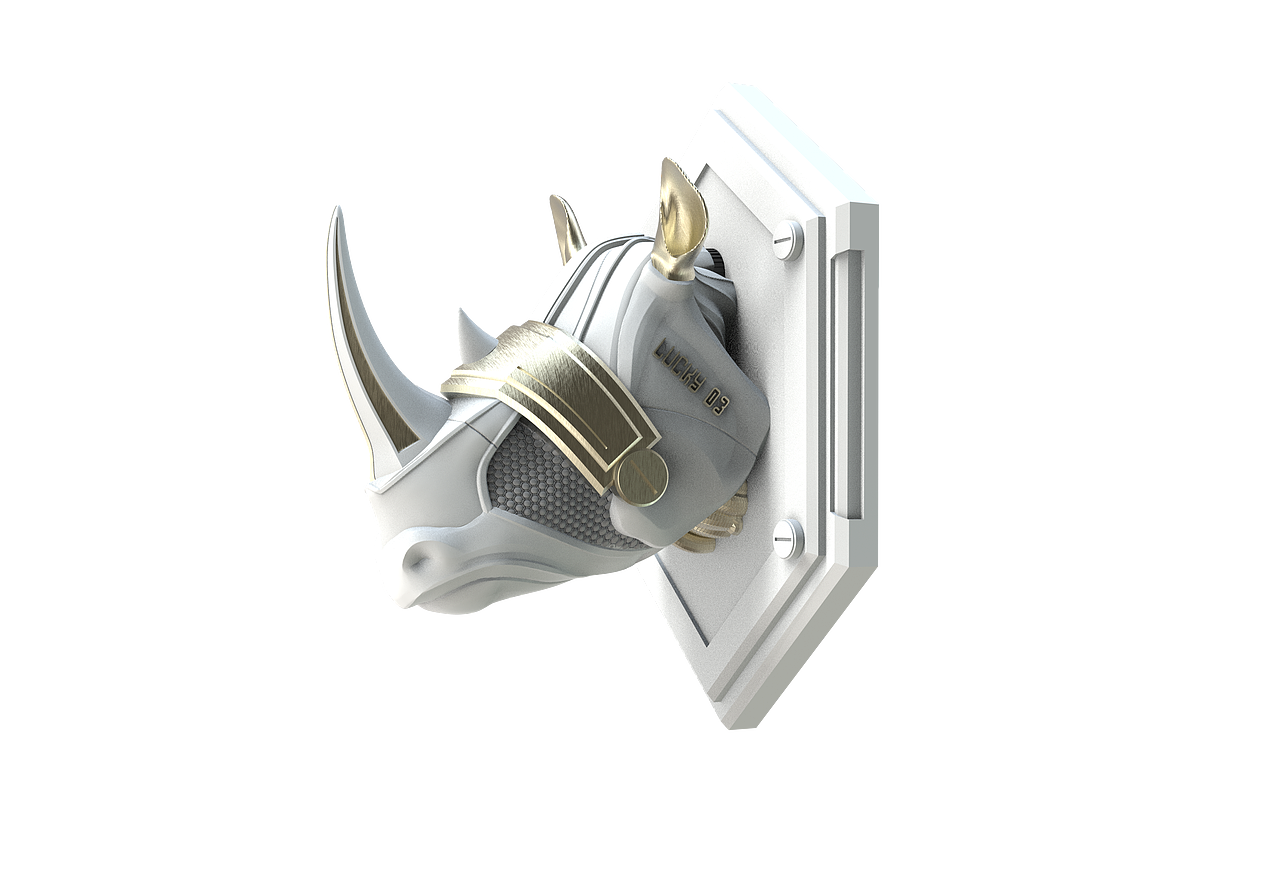 《lUCKY动物赛博系列》（图ZMjU4MDQyNzQ4） - 雕塑 - 站酷设计师许翰清原创素材 - 站酷ZCOOL