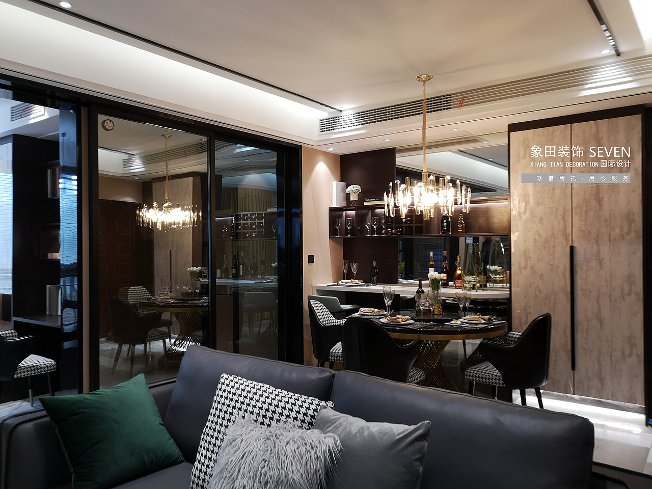 重庆奉节天佑样楼盘样板间装修设计效果图-象田装饰