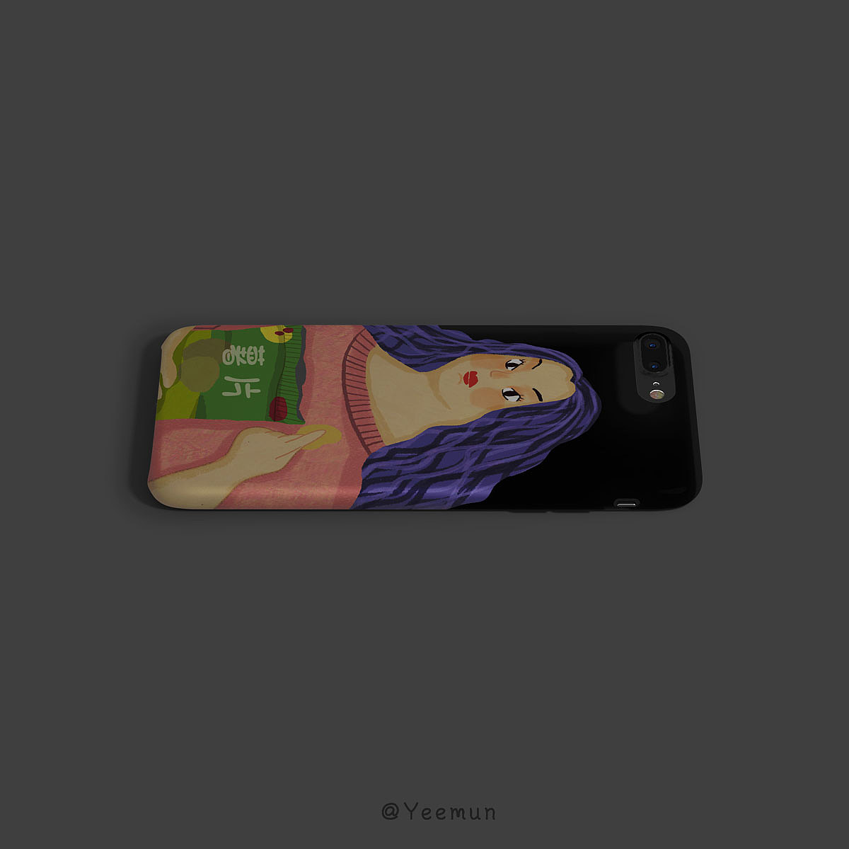 Iphone7Plus手机外壳-胖女孩