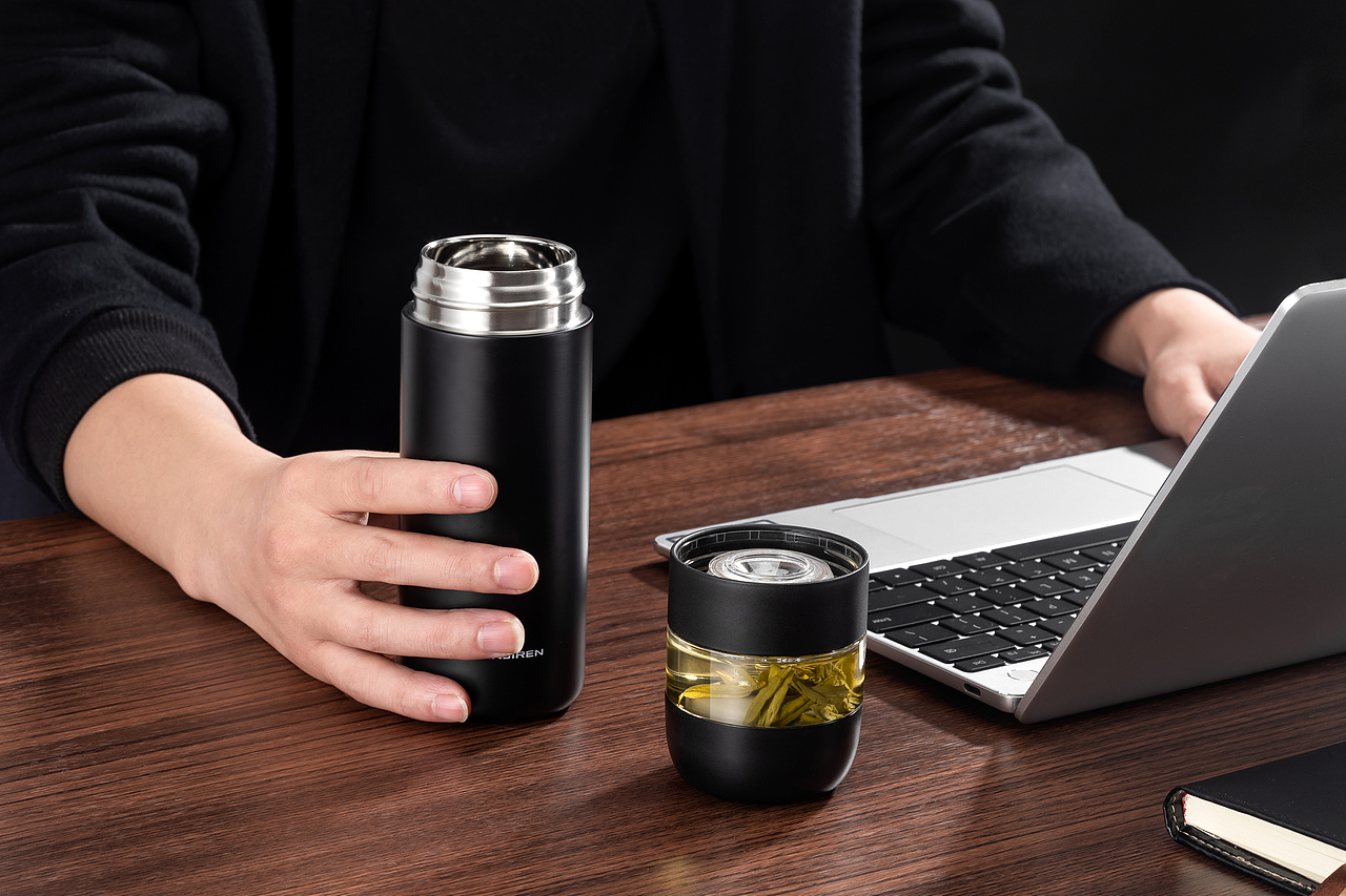 南极人茶水分离杯