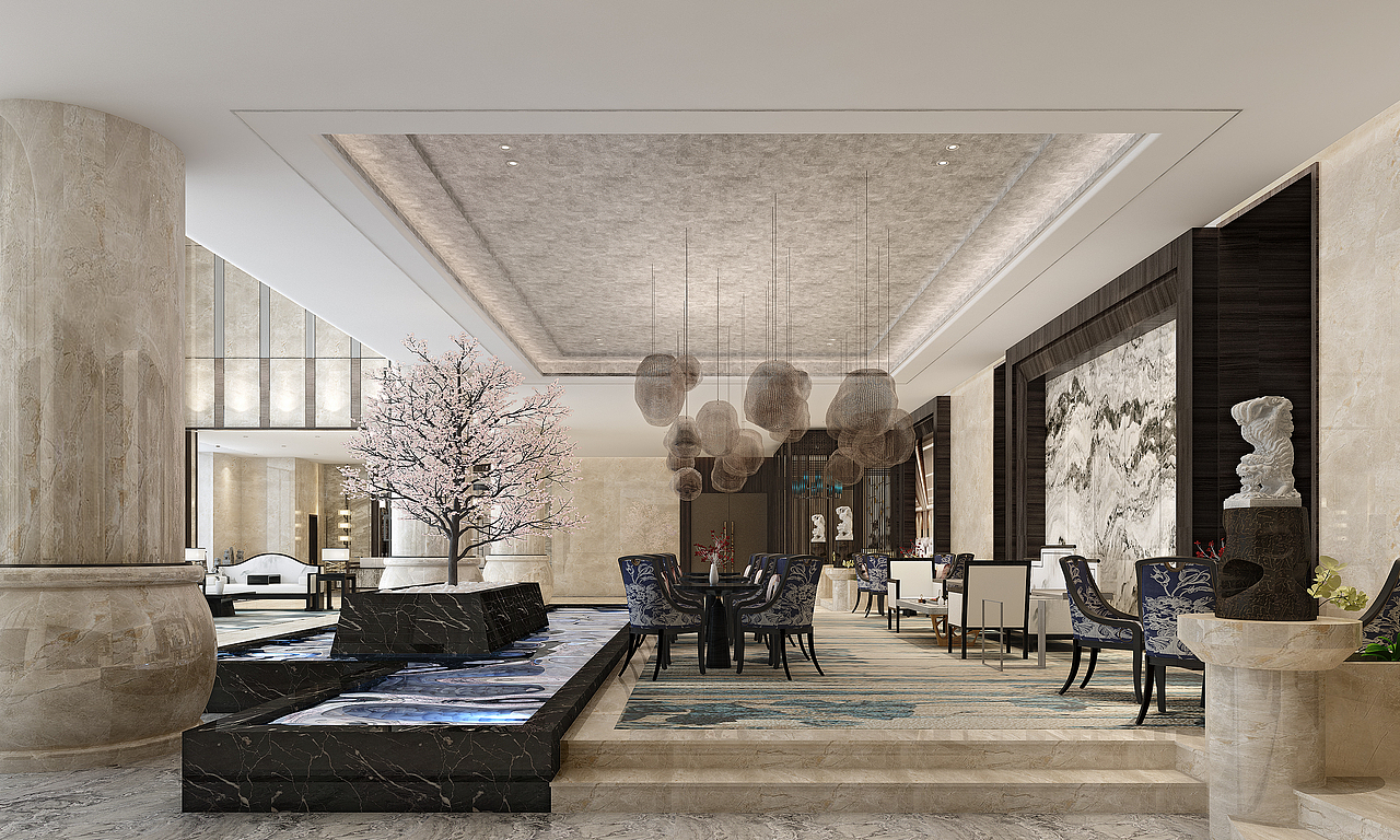 酒店大堂、包房改造（图ZNjkyNDAzNTI=） - 家装设计 - 站酷设计师SD张原创素材 - 站酷ZCOOL
