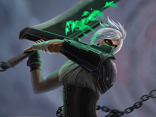 插画练习-【英雄联盟】锐雯-角斗场设定装（个人主页-ZNDUxNjAxOTY=） - 创作习作 - 站酷设计师大大大大帅原创素材 - 站酷ZCOOL