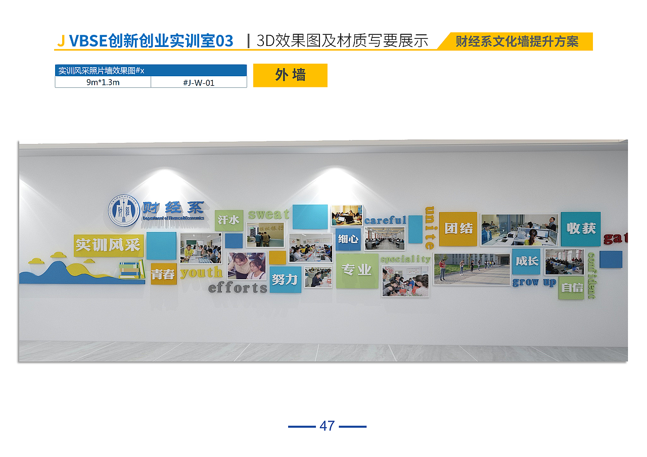 财经系室内立体文化墙（图ZMjAyODE2OTM2） - 展陈设计 - 站酷设计师思远格致原创素材 - 站酷ZCOOL