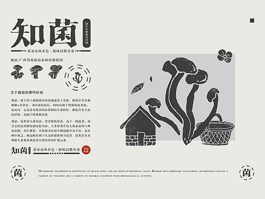 赤西知菌—菌菇类品牌设计