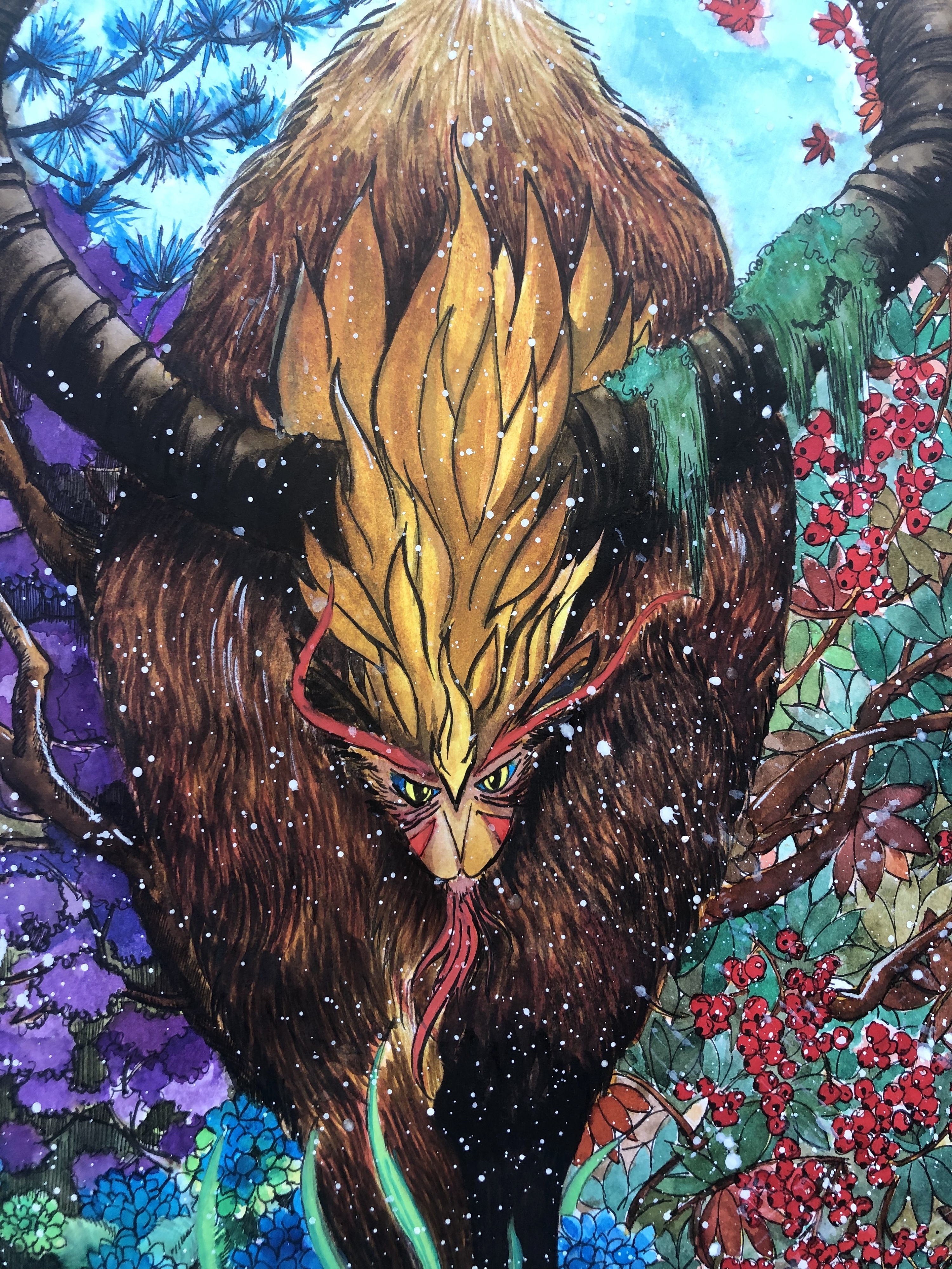 中国神话《牛身人面神》