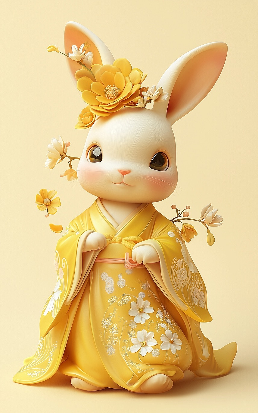 中秋来了,来一点可可爱爱的兔子