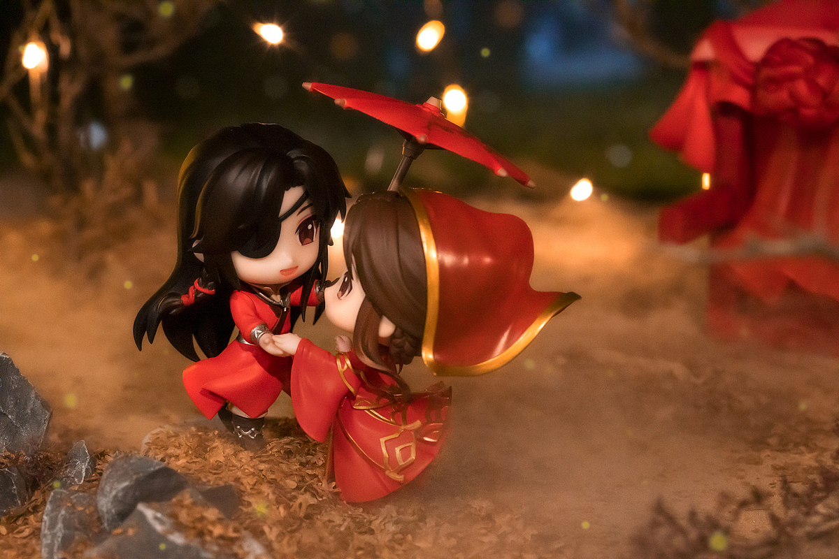 【天官赐福】花城 & 谢怜 q版手办