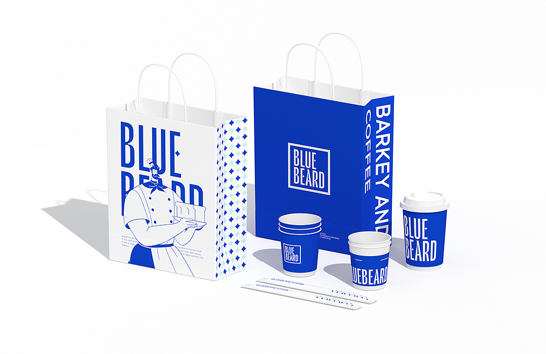 BLUEBEARD烘焙面包品牌全案设计(图ZMjg3NTg2NTg0) - 品牌 - 站酷设计师东临Dolin原创素材 - 站酷ZCOOL