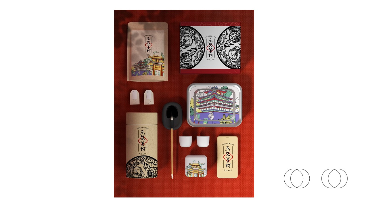 聊城市东昌毛笔文创产品包装设计|平面|包装|很帅的小明 - 原创作品