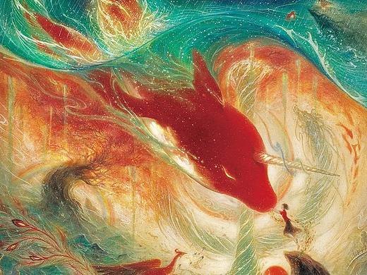 一手创作《大鱼海棠》电影海报，他的画充满着一股仙气……