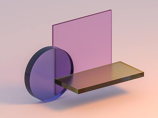 「练习」彩色玻璃质感练习