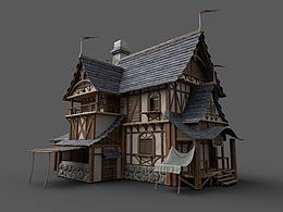 游戏场景建模（粗糙）