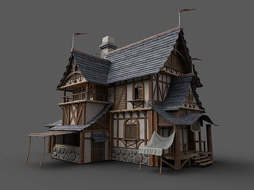 游戏场景建模（粗糙）