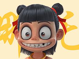 ps手绘伪3D哪吒步骤