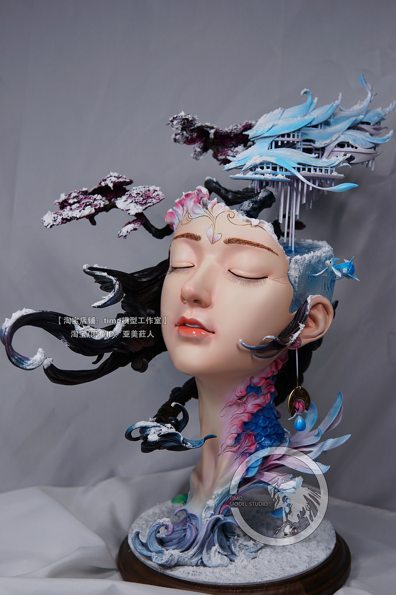 桃花島 春芒 春雪（圖ZMjcwMzk5ODE2） - 手辦/模玩 - 站酷設(shè)計(jì)師Timo模型工作室原創(chuàng)素材 - 站酷ZCOOL