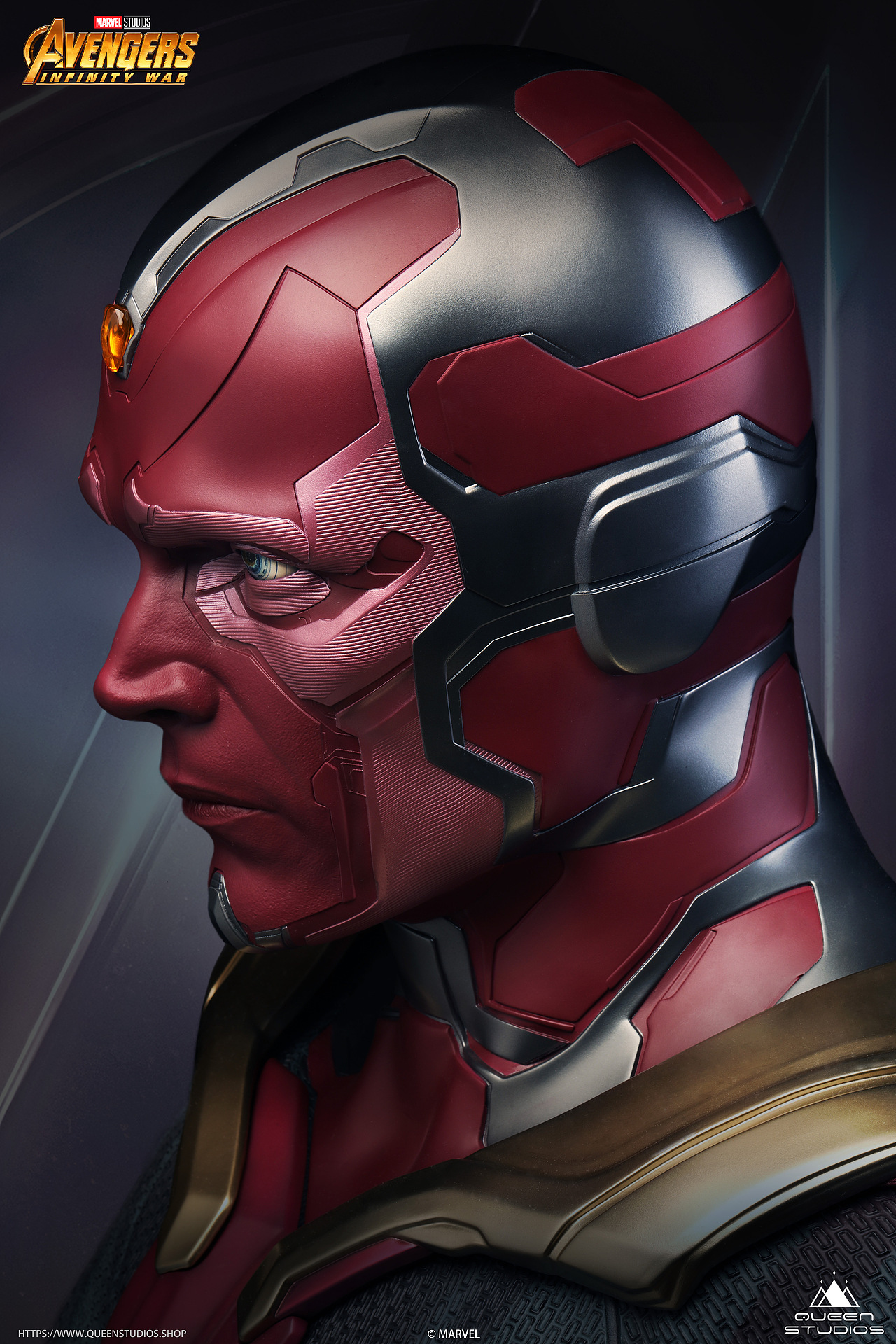 queen studios 幻视1:1胸像官图展示