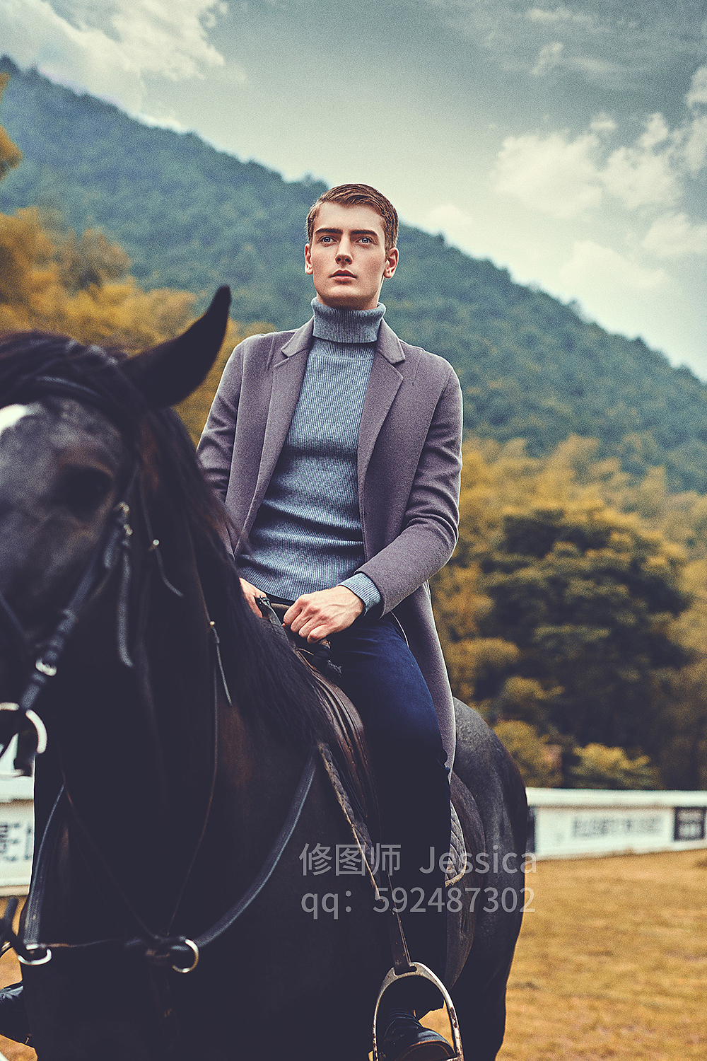 男装 大衣（图ZNzg0NjEzMjA=） - 人像摄影 - 站酷设计师Jessica曾原创素材 - 站酷ZCOOL