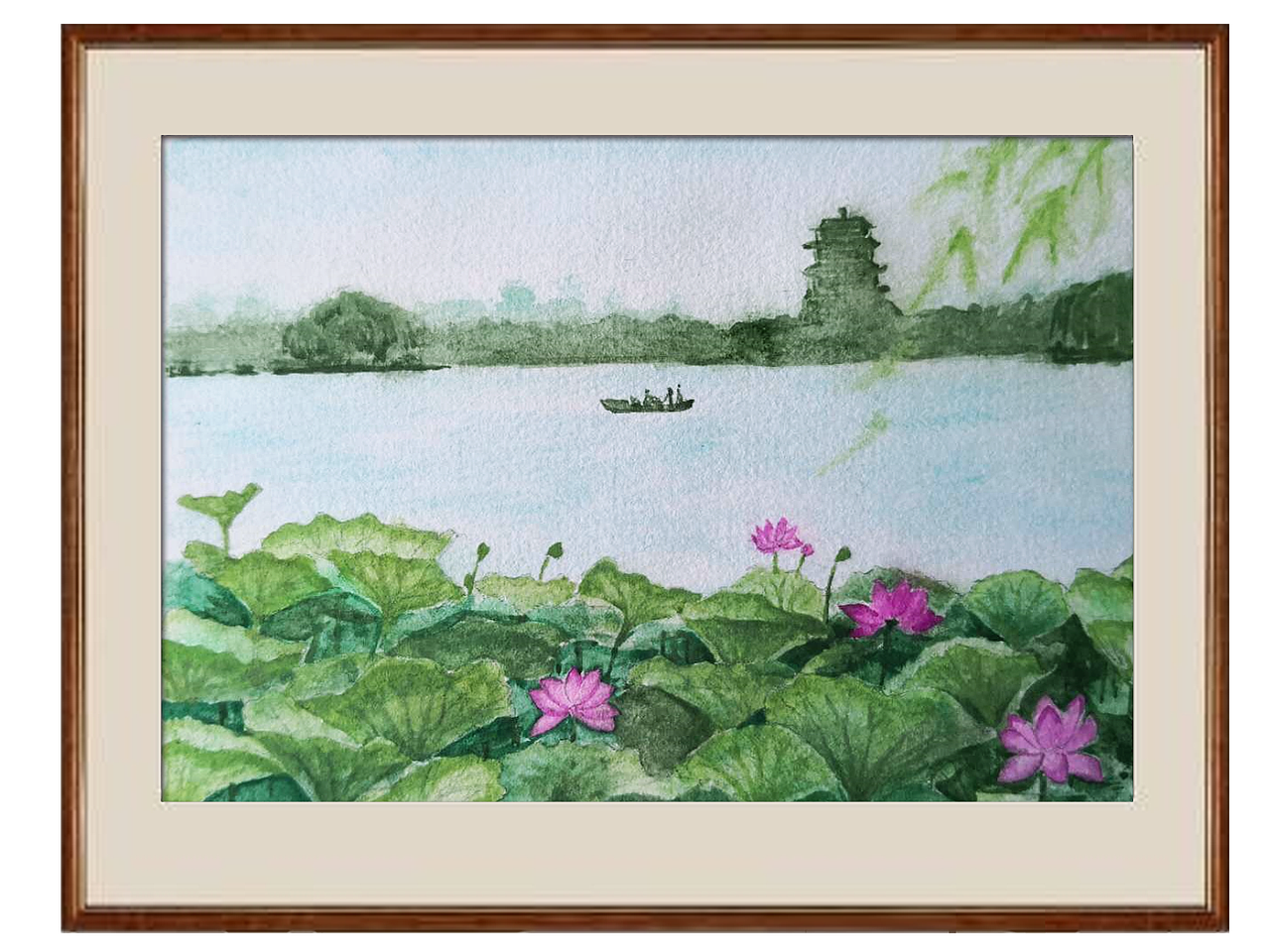 手绘济南——大明湖