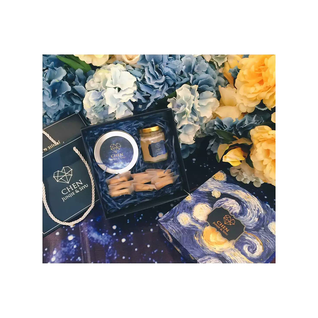 婚礼伴手礼【星空礼盒】/喜糖盒（图ZNjE5MzQxMjg=） - 生活用品 - 站酷设计师YANGNAN92原创素材 - 站酷ZCOOL