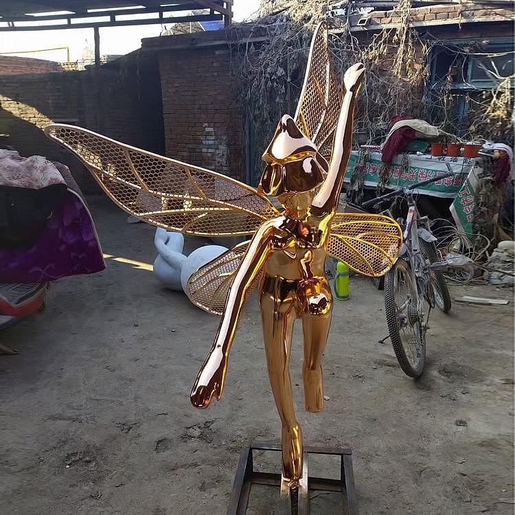 彩色不锈钢动物雕塑 抽象不锈钢雕塑 不锈钢镜面雕塑 