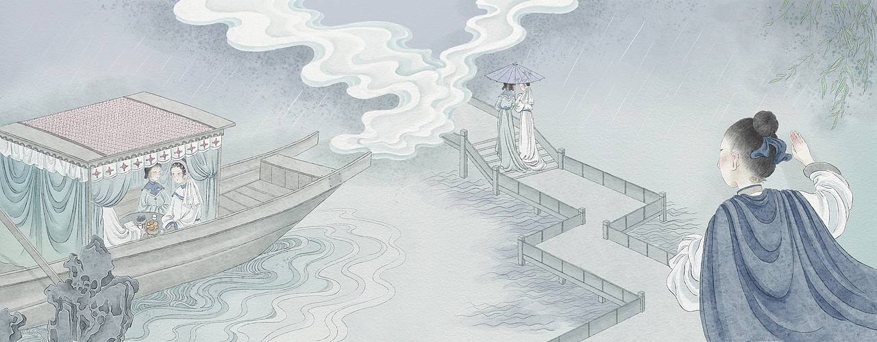 白蛇传插图（图ZMzc4ODgyNTI0） - 绘本 - 站酷设计师小红帽lh原创素材 - 站酷ZCOOL
