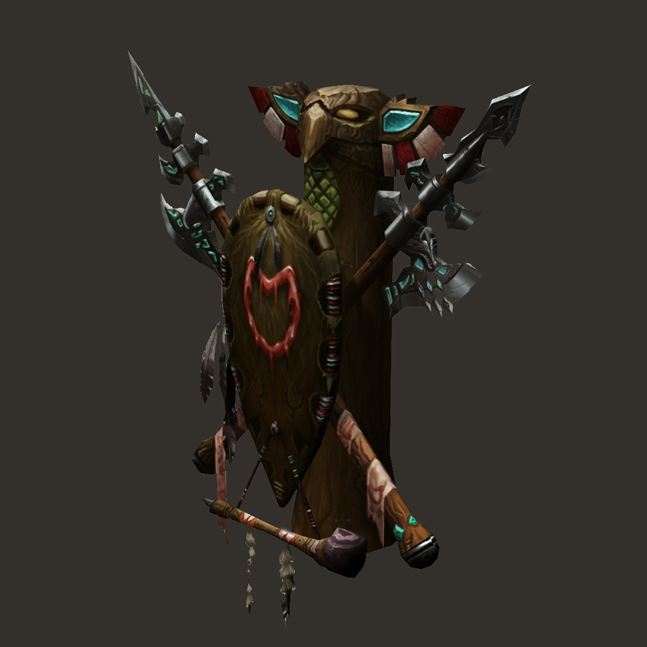 魔兽_图腾柱（图ZNjIzOTIxNzI=） - 场景 - 站酷设计师WYUnique原创素材 - 站酷ZCOOL