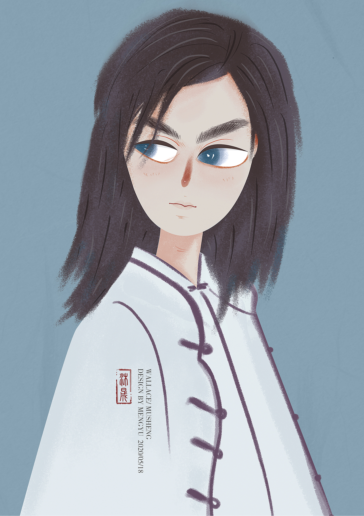 人物插画（图ZMjA3NjY1MjQ0） - 创作习作 - 站酷设计师梦羽w原创素材 - 站酷ZCOOL